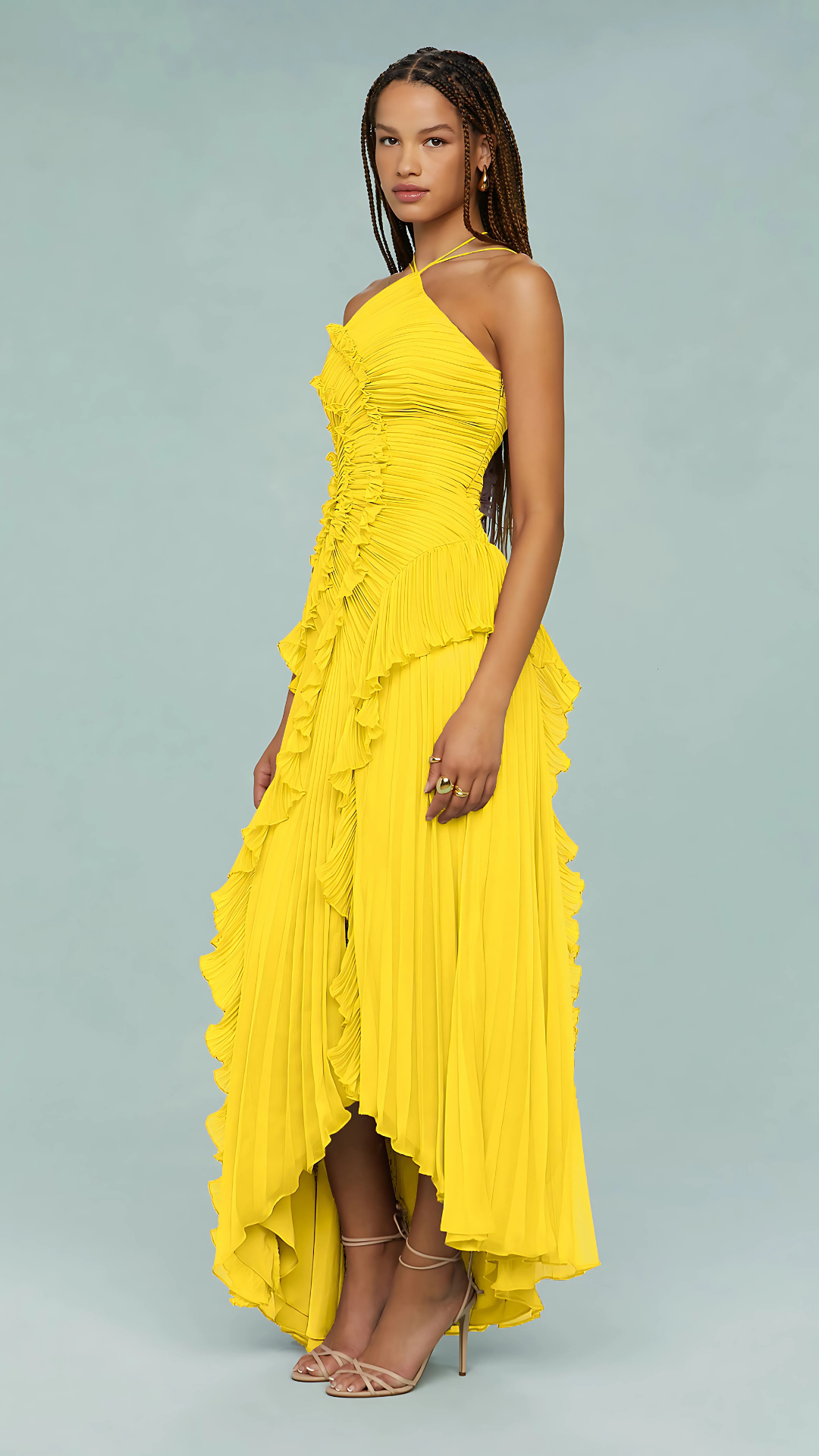 AMELIA | HALTER MAXI DRESS