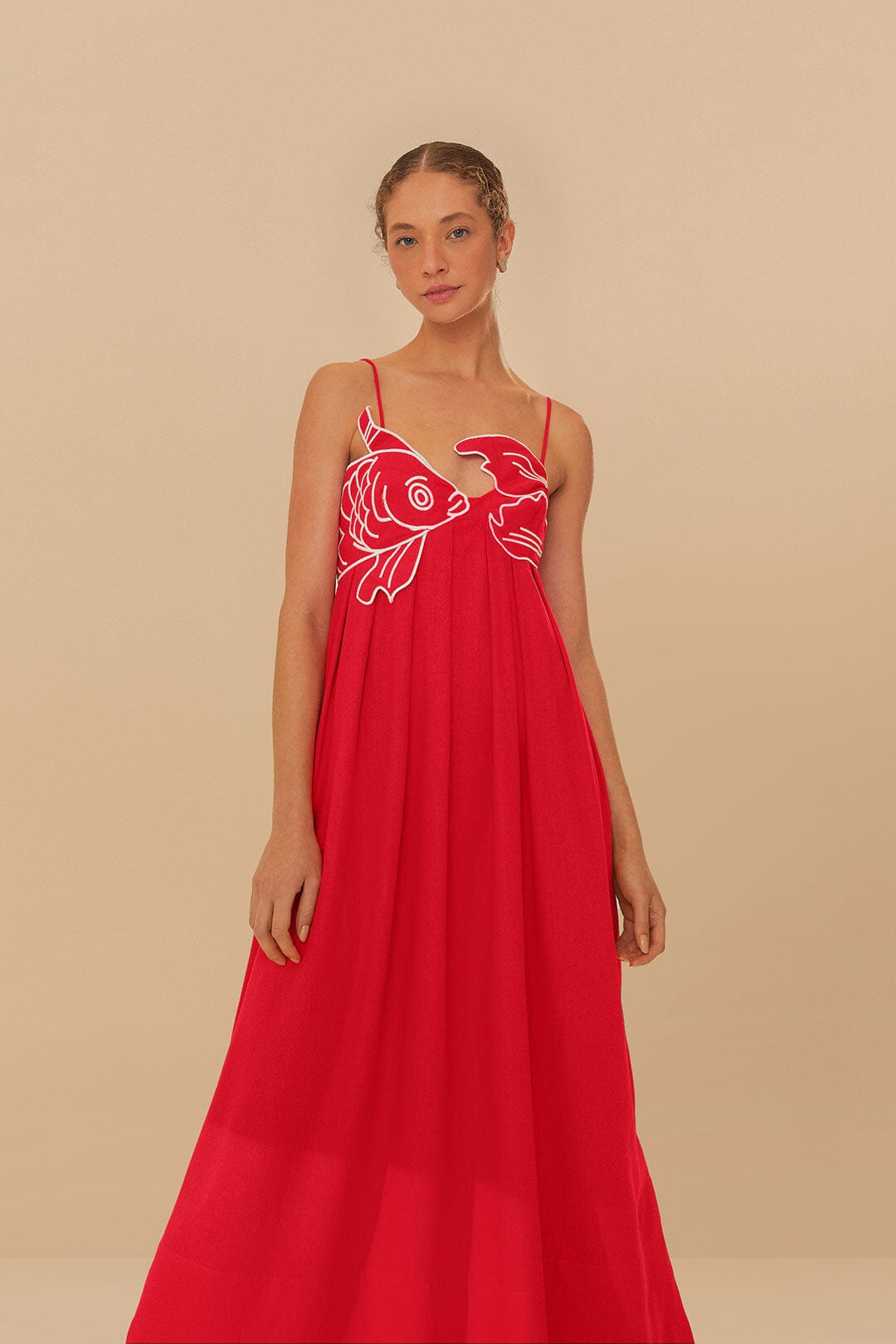 LENA | FISH MAXI DRESS