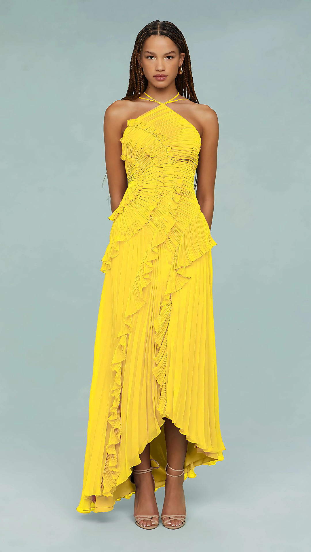 AMELIA | HALTER MAXI DRESS