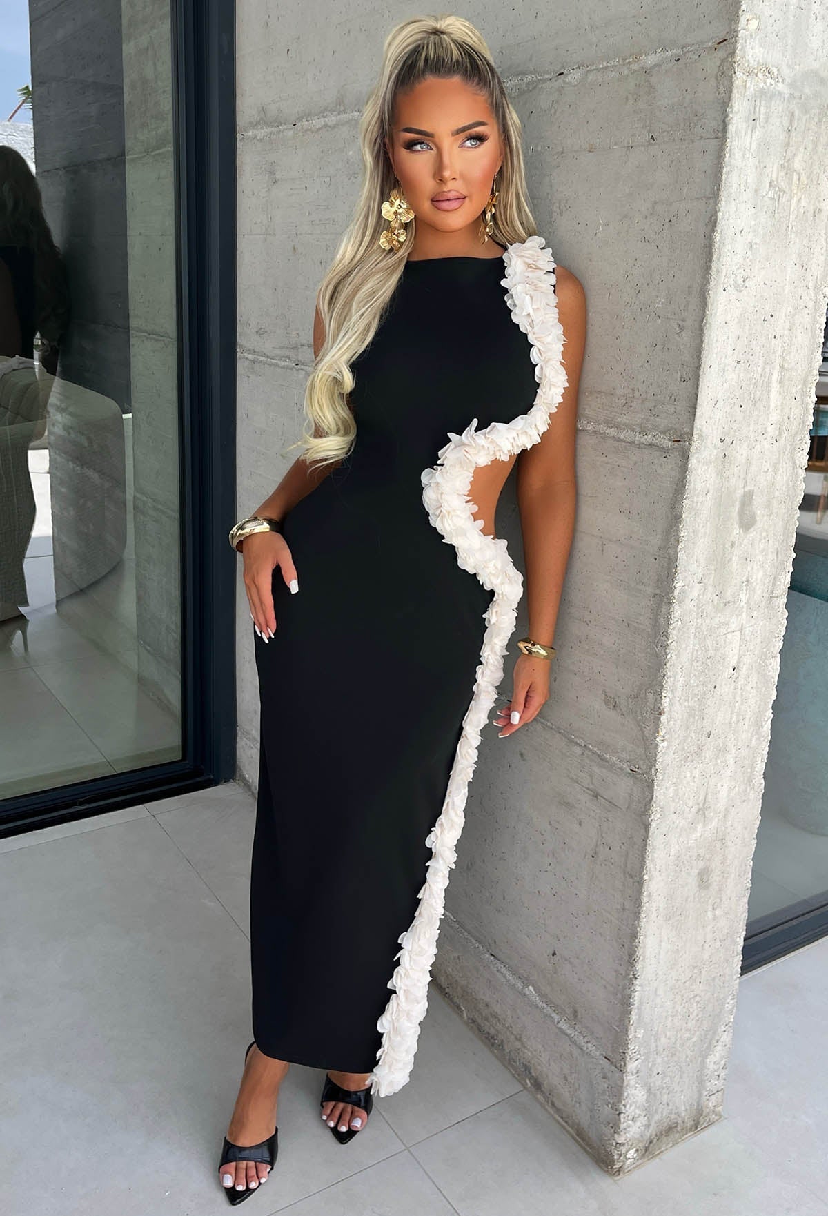 DINA | CUT OUT MAXI DRESS