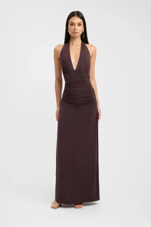  MAXI DRESS Brown