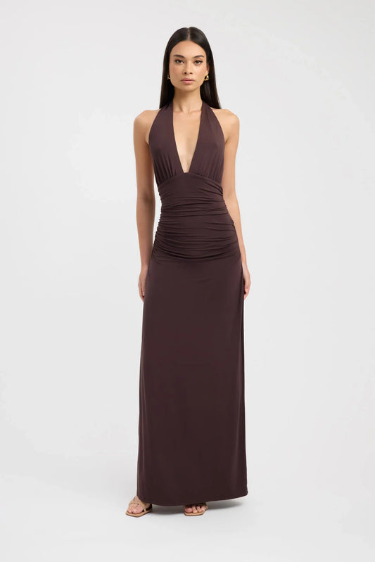  MAXI DRESS Brown