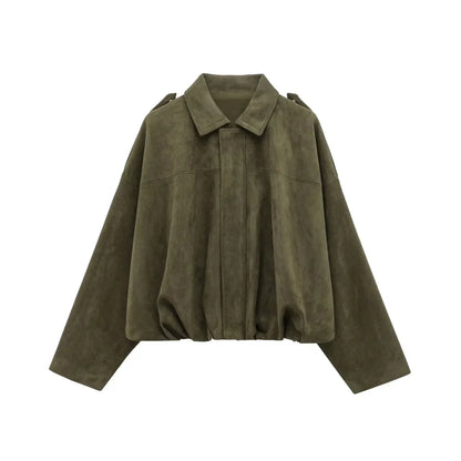 MARA | ELEGANT SUEDE LOOSE JACKET