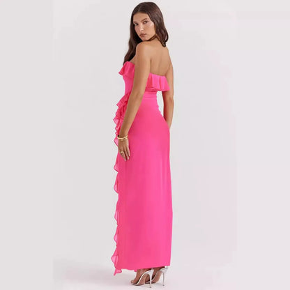 SARINA | RUFFLE MAXI DRESS