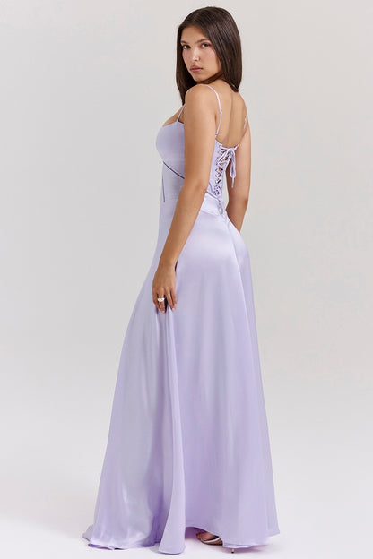 ANABELLA | LACE UP MAXI DRESS