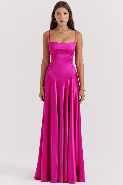 ANABELLA | LACE UP MAXI DRESS