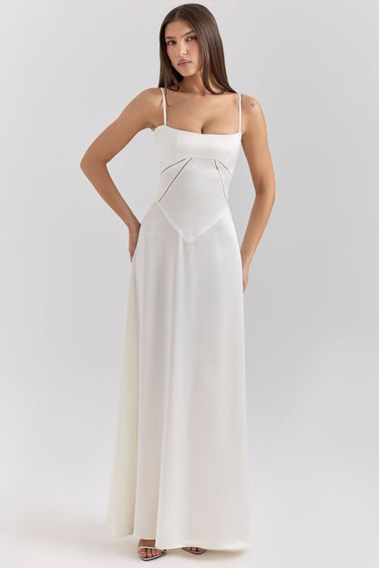 ANABELLA | LACE UP MAXI DRESS